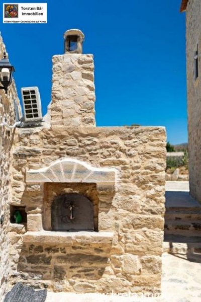 Mitropoli Kreta Mitropoli moderne renovierte Naturstein Villa mit separatem Studio zu verkaufen Haus kaufen